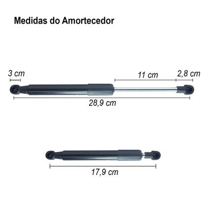 Imagem de Par Amortecedor Tampa Traseira Porta Malas Fiat Linea 2009 à 2016 Cinoy YN-AM1129