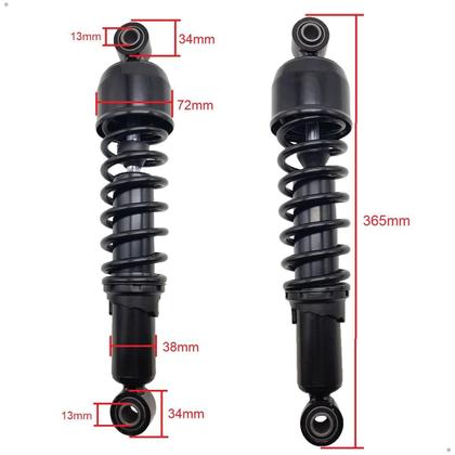 Imagem de Par Amortecedor Traseiro Preto Harley D Modelos 86 A 2022