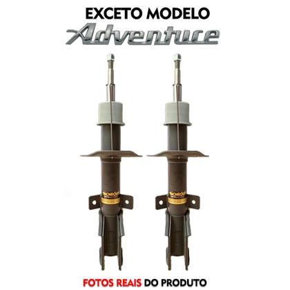 Imagem de Par Amortecedores + Kit Coxim Suspensão Dianteira Fiat Idea 2006 2007 2008 2009 2010 2011 2012 2013 2014 2015 2016