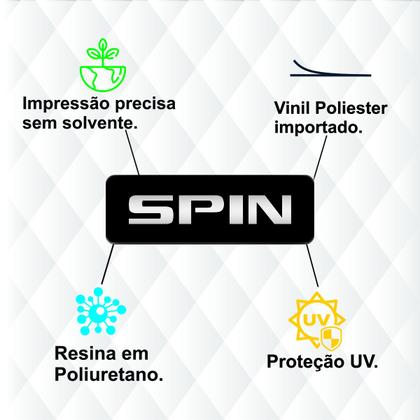 Imagem de Par Aplique Gm Spin Resinado Coluna Paralama Etc