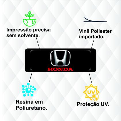 Imagem de Par Aplique Honda Resinado Coluna Paralama Etc