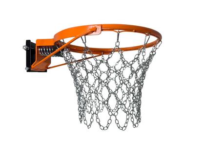 Imagem de Par Aro De Basquete Oficial Retrátil Molas Rede Corrente Aço