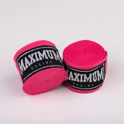 Imagem de Par Bandagem Maximum Muay Thai 3 Metros Boxe Kickboxing