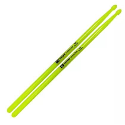 Imagem de Par Baqueta 5a Neon Verde Liverpool Luminous Series Fluorescente