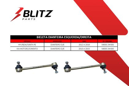 Imagem de Par Bieleta Blindado Dianteira Dir./Esq. Santa Fe e Sorento