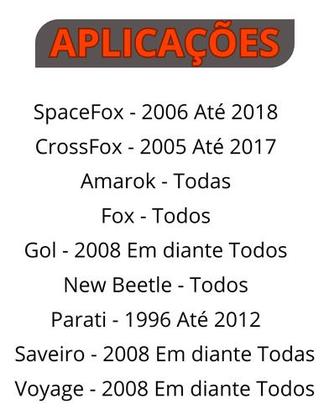 Imagem de Par Borracha Porta Lateral Vw Crossfox 2005 Em Diante