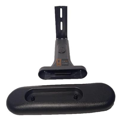 Imagem de Par Braço Regulaveis 7 Posições Ergonômico Em Aço Preto