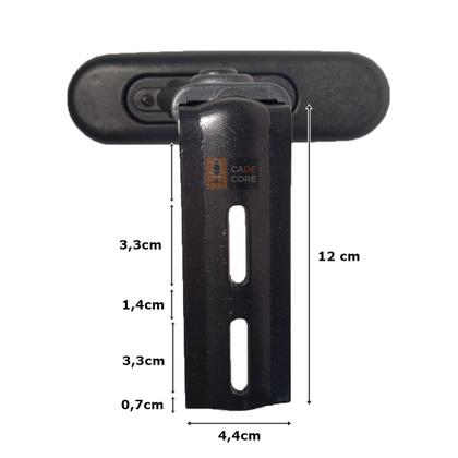 Imagem de Par Braço Regulaveis 7 Posições Ergonômico Em Aço Preto