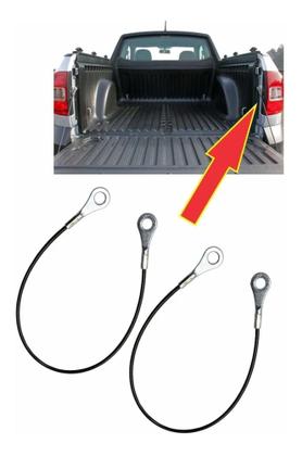Imagem de Par Cabo Aço Tampa Traseira Caçamba Vw Saveiro G5 G6 09 / 15