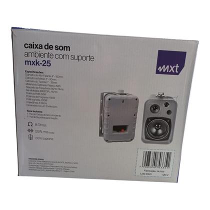 Imagem de Par Caixa Som Ambiente 3 Vias 200W Mus 8 Ohms