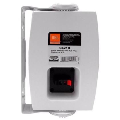 Imagem de Par Caixa Som Ambiente JBL C621b 100w Rms Branca Selenium