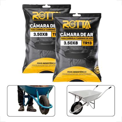 Imagem de Par Camara De Ar Pneu 3.508 3258 Mj8 Tr13 Carriola