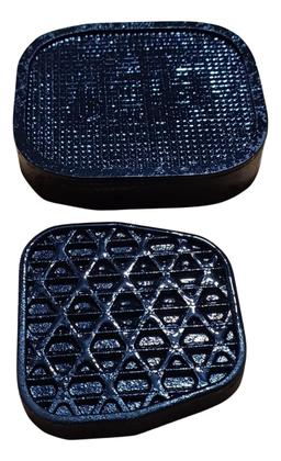 Imagem de Par Capa Borracha Pedais Freio E Embreagem Mbb 1102910182