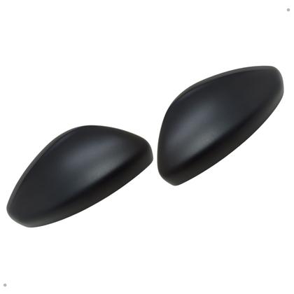 Imagem de Par Capa Retrovisor Citroen C4 Cactus 2018 2019 2020 2021 2022 2023 2024 Preto Fosco Original