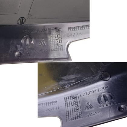 Imagem de Par Capa Retrovisor Fiat Nova Strada 2021 2022 2023 2024 2025 Preto Fosco Original