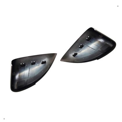 Imagem de Par Capa Retrovisor Fiat Nova Strada 2021 2022 2023 2024 2025 Preto Fosco Original