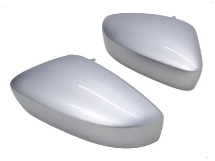 Imagem de Par Capa Retrovisor Gol 2013 2014 2015 2016 2017 2018 2019 2020 2021 2022 2023 Prata Sirius Sem Furo