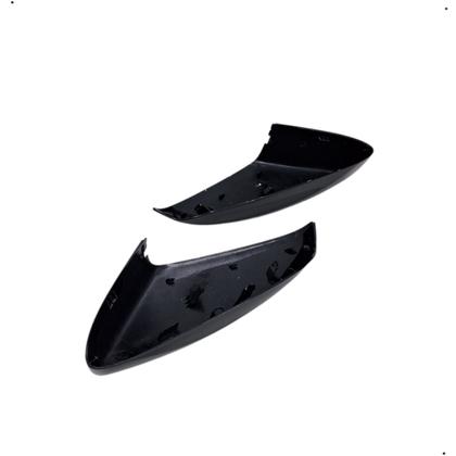 Imagem de Par Capa Retrovisor Onix Plus 2020 2021 2022 2023 2024 2025 Preto S/ Furo Sensor Original