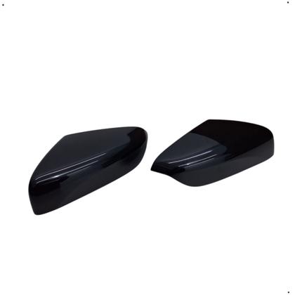 Imagem de Par Capa Retrovisor Onix Plus 2020 2021 2022 2023 2024 2025 Preto S/ Furo Sensor Original