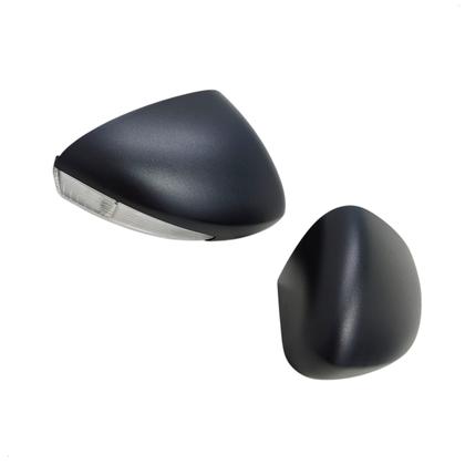 Imagem de Par Capa Retrovisor Pisca Seta Fiat Strada 2021 2022 2023 2024 2025 Preto Fosco