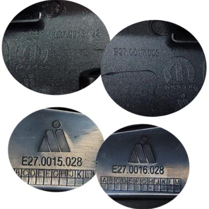 Imagem de Par Capa Retrovisor Pisca Seta Fiat Strada 2021 2022 2023 2024 2025 Preto Vulcano Original