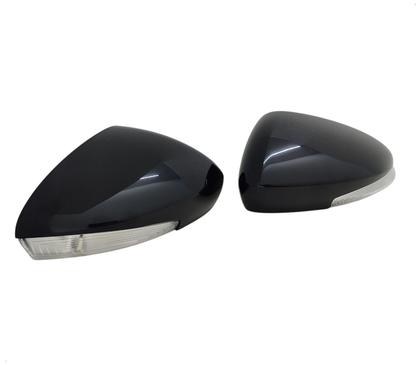 Imagem de Par Capa Retrovisor Pisca Seta Fiat Strada 2021 2022 2023 2024 2025 Preto Vulcano Original