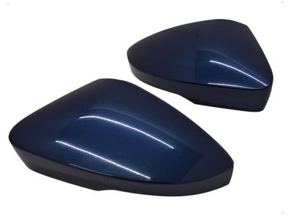 Imagem de Par Capa Retrovisor T-cross 2020 2021 2022 2023 2024 2025 Azul Norway Original