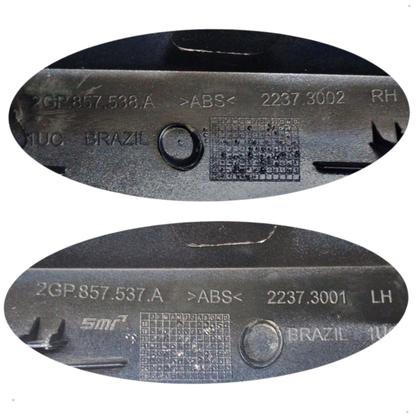 Imagem de Par Capa Retrovisor T-cross 2020 2021 2022 2023 2024 2025 Azul Norway Original