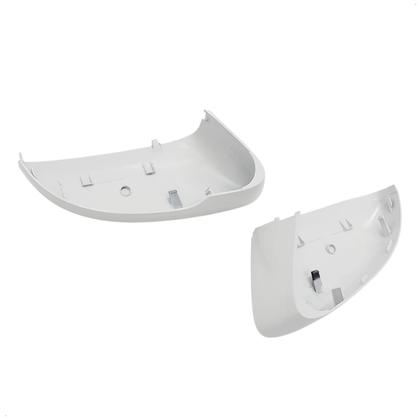 Imagem de Par Capa Retrovisor Voyage 2013 2014 2015 2016 2017 2018 2019 2020 2021 2022 2023 Branco Cristal Com Furo