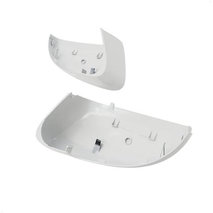 Imagem de Par Capa Retrovisor Voyage 2013 2014 2015 2016 2017 2018 2019 2020 2021 2022 2023 Branco Cristal Com Furo