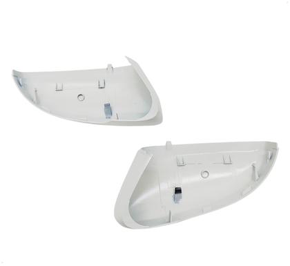 Imagem de Par Capa Retrovisor Voyage 2013 2014 2015 2016 2017 2018 2019 2020 2021 2022 2023 Branco Cristal Com Furo