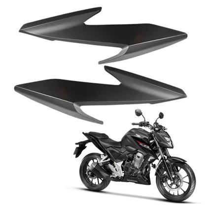 Imagem de Par Carenagem Bananinha Farol Cinza Honda Cb300f Twister 2023 2024