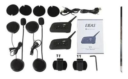 Imagem de Par Comunicador Moto Capacete Ejeas modelo V6
