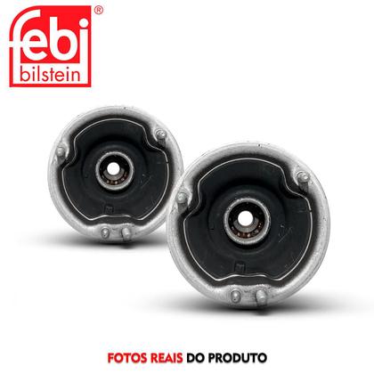 Imagem de Par Coxim Batente Suporte Rolamento Superior Amortecedor Dianteiro Original Febi Bilstein BMW 323i E36 1997 1998 1999