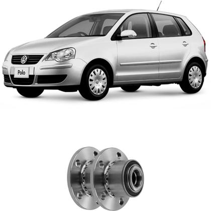 Imagem de Par Cubo Roda Dianteiro Polo 1.6 1.8 03 a 15 Hipper Freios