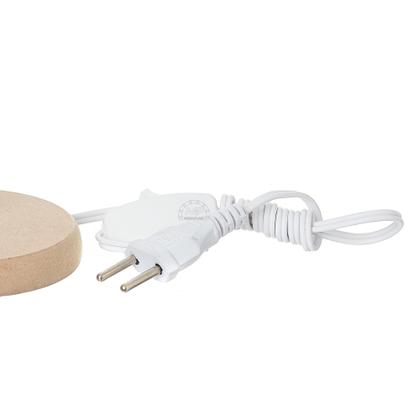 Imagem de Par de Abajur MDF Sala Quarto Escritório mesa de cabeceira infantil Bebê