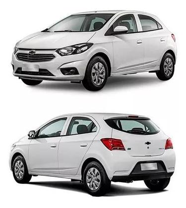 Imagem de Par De Adesivos Emblema Gravatas Dt Tr Chevrolet Onix Preto