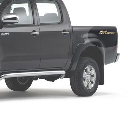 Imagem de Par de Adesivos Hilux 2005/2008 4x4 Turbo Dourado