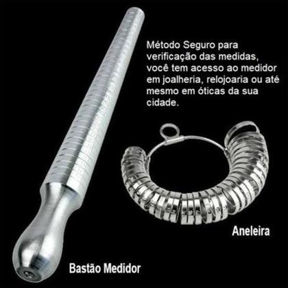 Imagem de Par De Alianças Ouro 18k Banhada Tradicional Tungstênio 6mm 14 ao 33