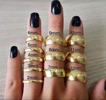Imagem de Par de Alianças ouro 18k  maçica 3 gramas Casamento noivado