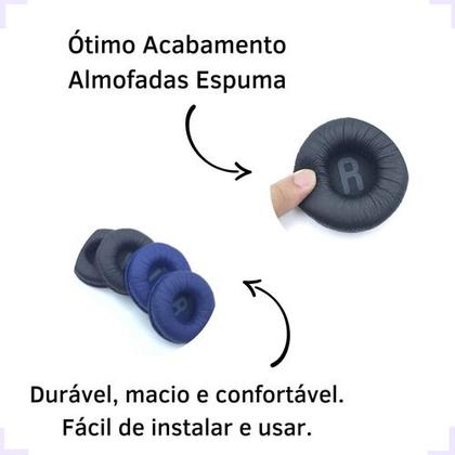 Imagem de Par De Almofadas Macio Espuma Tune600 T500bt T450 T450bt