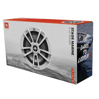 Imagem de Par de Alto Falantes Maritimo 6  JBL Stage Marine 120 Watts Rms - Branco