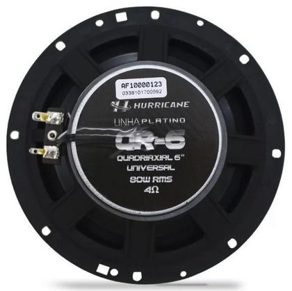 Imagem de Par de Alto Falantes Quadraxial Hurricane 6" QR-6 160W RMS 4 Ohms