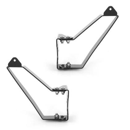 Imagem de Par de Braço Retrovisor Toyota Bandeirante - Aço - Preto