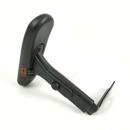 Imagem de Par de Braços Regulaveis 7 Posições Anatomico Aço Preto Manutenção