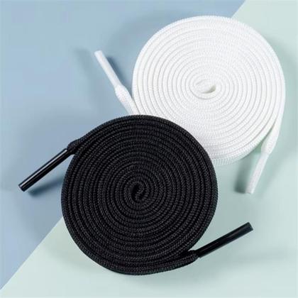 Imagem de Par De Cadarço Achatado Elástico 1 Metro Para Tênis Sapato