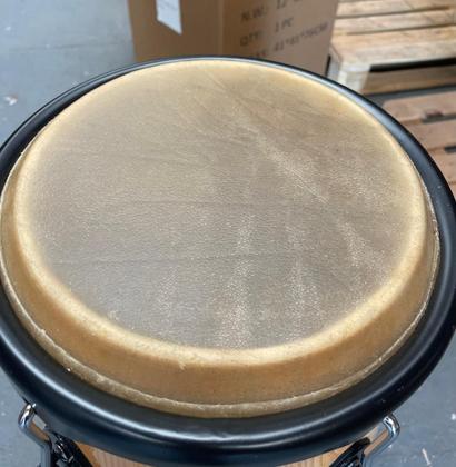 Imagem de Par de congas com suporte pele animal sonata 10,5 11,5 nat.