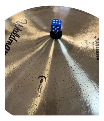 Imagem de Par de dados borboleta para bateria azul liverpool 11870