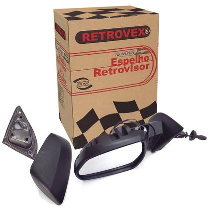 Imagem de Par De Espelho Retrovisor Com Controle Manual Kit828