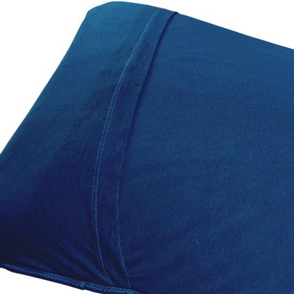 Imagem de Par de Fronha Para Travesseiro Liso 100% Algodão Em Malha